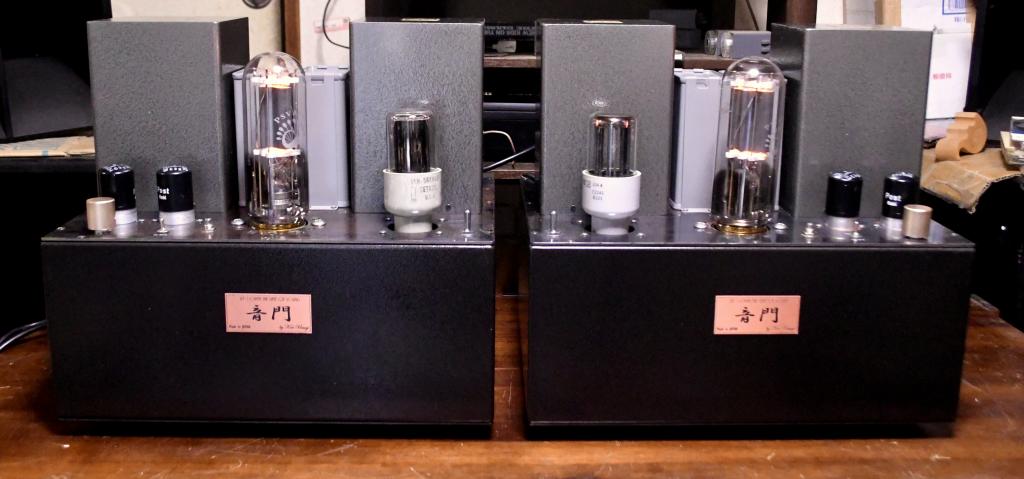 211 SE tube amplifier class A1 monoblocks 25W output