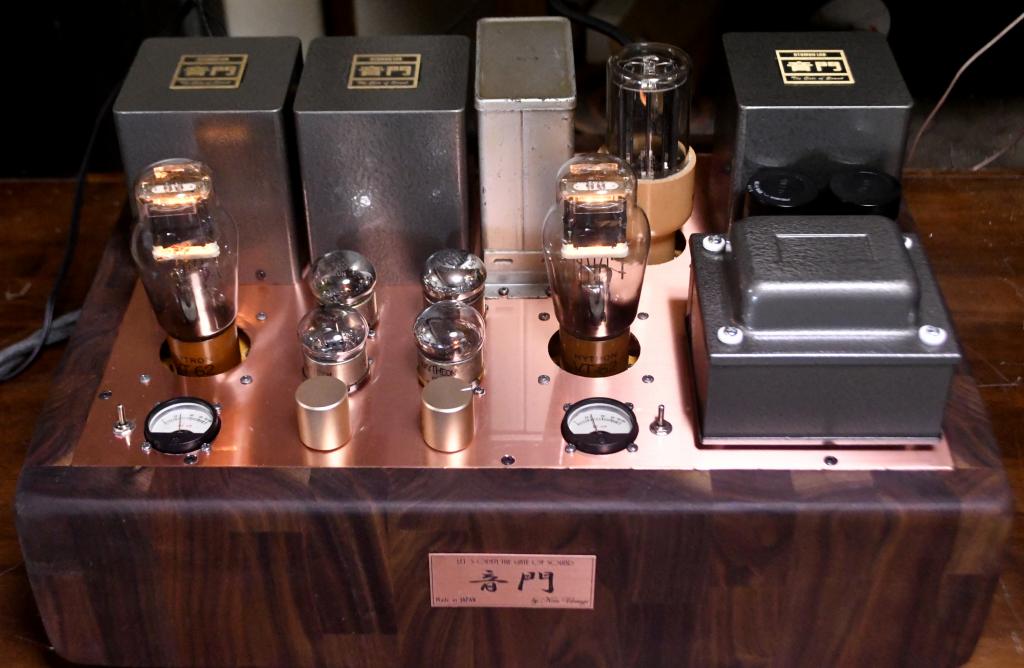 Prototype VT-62/801 SE tube amplifier with 50s year western electric wiring